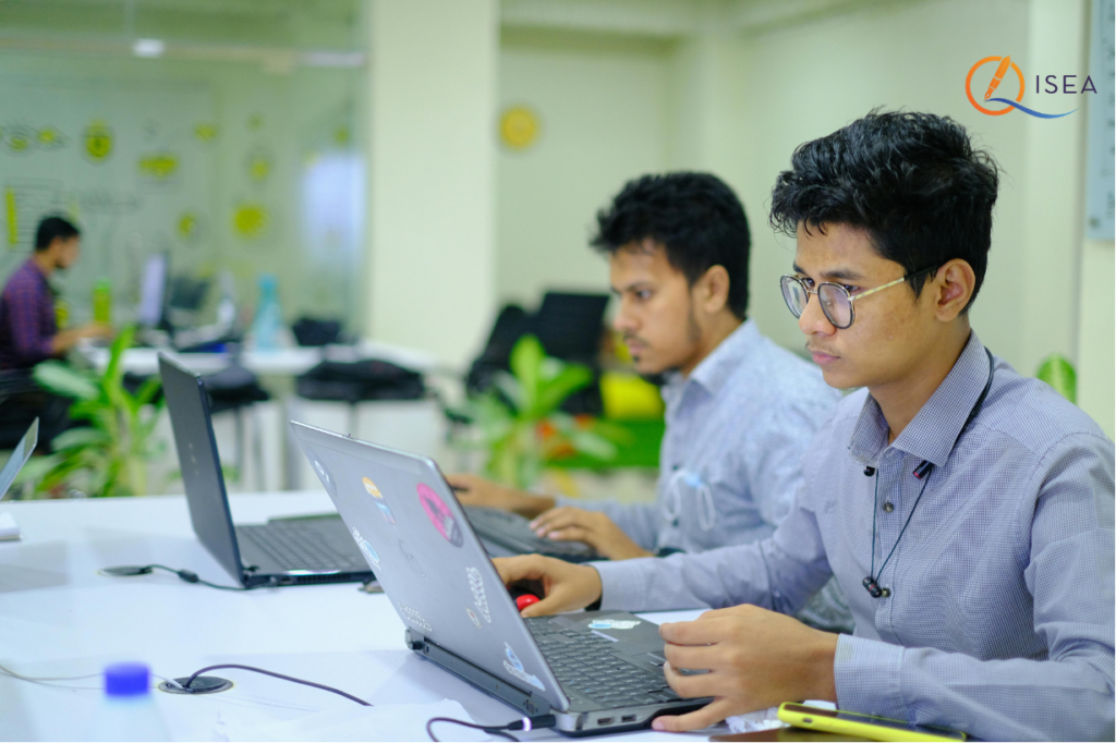 student completing an internship in Southeast Asia in Phnom Penh